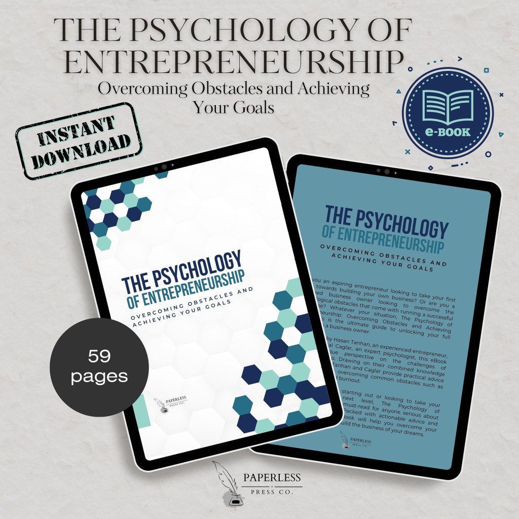 ebook psychology collection - Ebook the Psychology of Entrepreneurship: Overcoming - Etsy