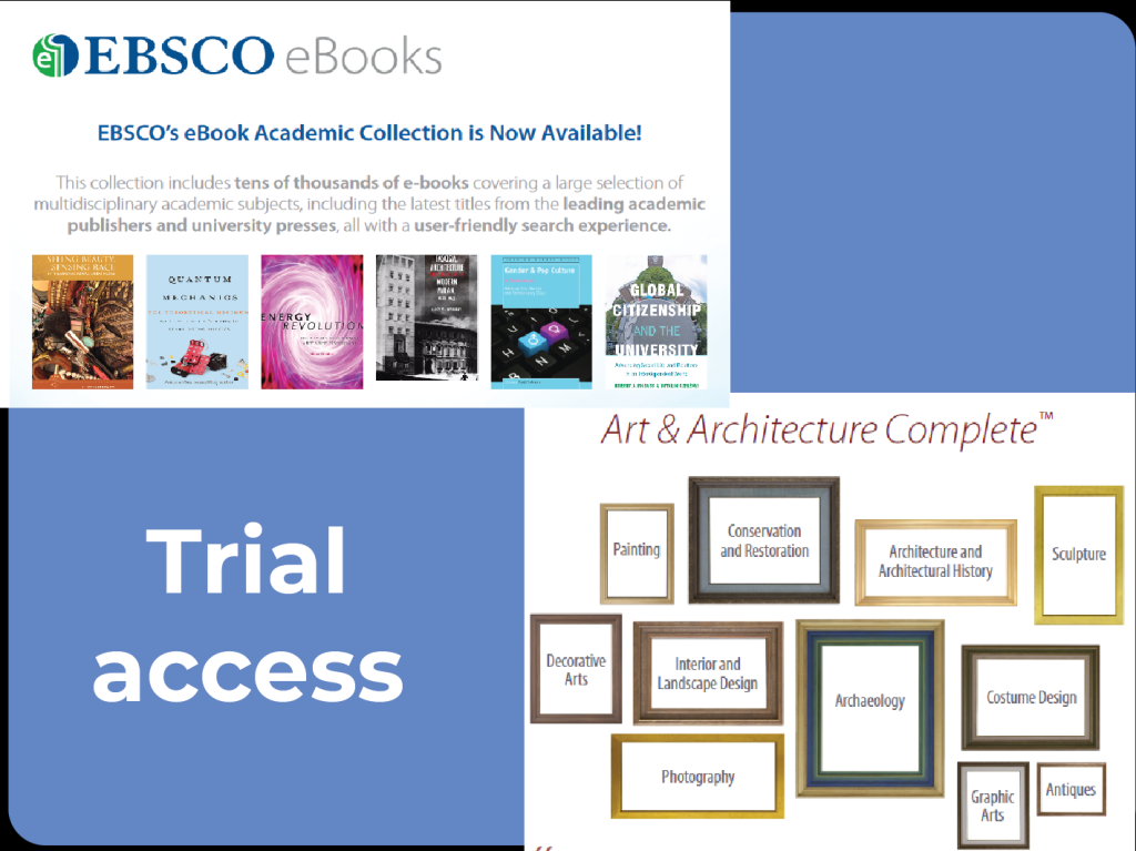 ebsco ebook subscription collections - EBSCO Academic Collection of eBooks and Art & Architecture