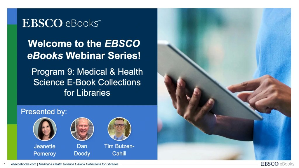medical amp health science e book collections for libraries webinar