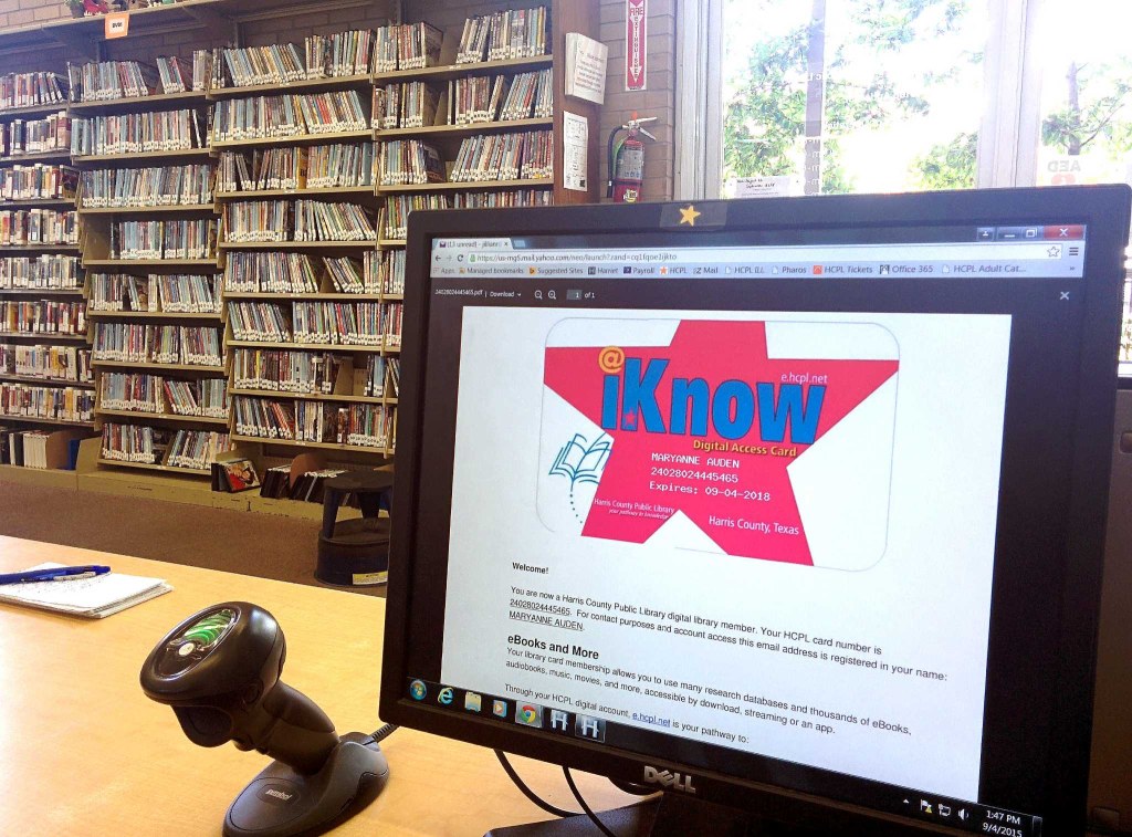 digital library card texas - New digital card program aims to put library books on the screens